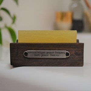 Juniper Manifestation Soap Dish- "hope not fear"